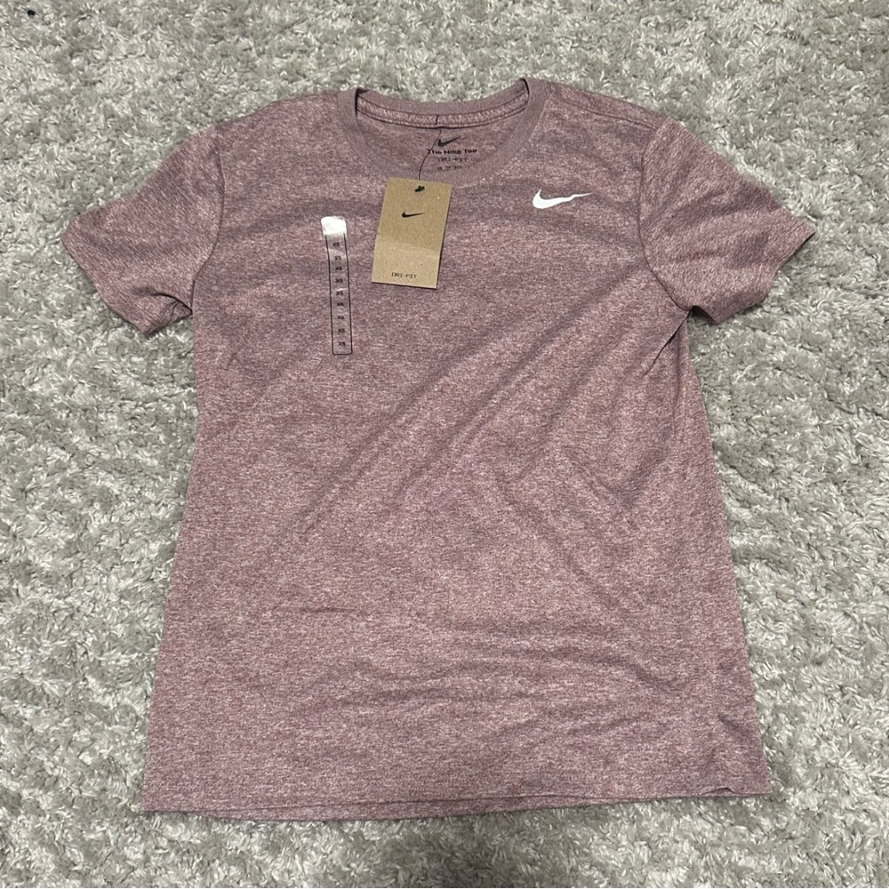 Nike Women's Heathered Purple T-Shirt